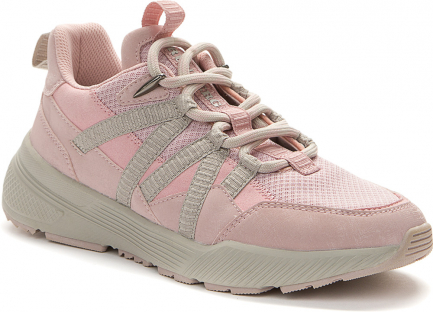 157547/06-04 св.розовый 36-1,37-1,38-2,39-2,40-1,41-1 Grunberg П/ботинки Актив.отдых Кроссовки Иск.мат, Текстиль, файлон/ТЭП(термоэластопласт) В/О жен