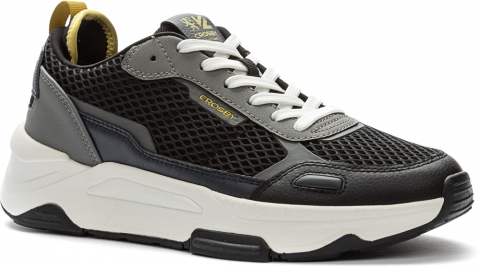 457028/07-01 Чёр и сер 40-1,41-2,42-2,43-2,44-2,45-1 Keddo П/ботинки Актив.отдых Кроссовки Иск.мат, Текстиль, ЭВА(этиленвинилацетат)/резина В/О Муж