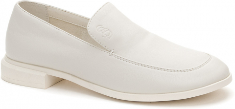 957073/01-02 Бел 36-1,37-1,38-2,39-2,40-1,41-1 Keddo Туфли Школа Лоферы Иск.мат, Текстиль, Резина В/О жен