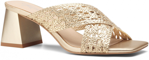 957001/51-02 золотой 35-1,36-1,37-2,38-2,39-1,40-1 Keddo Туфли Повсед Шлепанцы/Пантолеты Иск.мат, Без подклада, ТПУ(термопластичный полиуретан) Лето ж