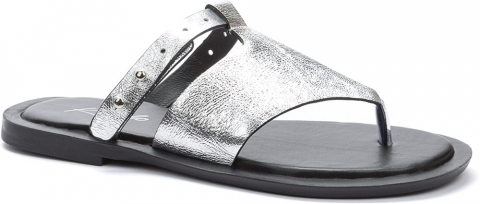 857154/32-02 Сереб 36-1,37-2,38-2,39-1,40-1,41-1 Keddo Туфли Повсед Вьетнамки Иск.мат, Без подклада, ТП.резина Лето жен