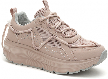 157515/28-04 Роз 36-1,37-1,38-2,39-2,40-1,41-1 Grunberg П/ботинки Повсед Кроссовки Иск.мат, Текстиль, файлон/резина В/О жен