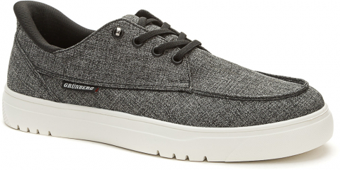 157008/13-01 Чёр 40-1,41-1,42-2,43-2,44-2,45-1,46-1 Grunberg П/ботинки Повсед Дерби Текстиль, Текстиль, EPR облегченная резина Лето Муж