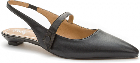 957010/03-01E Чёр Keddo Туфли Повсед Слингбэк Иск.мат, Иск.кожа, ТПУ(термопластичный полиуретан) Лето жен