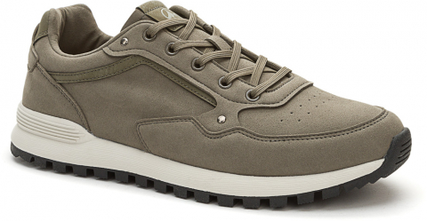 157721/02-03XS хаки 39-1,40-2,41-2,42-2,43-1 Grunberg П/ботинки Актив.отдых Кроссовки Иск.мат, Текстиль, файлон/ТЭП(термоэластопласт) В/О Муж