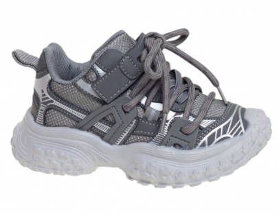 R233993397GR Сер 27-1,28-1,29-2,30-1,31-1,32-2 Сказка П/ботинки Актив.отдых Кроссовки Иск.мат, Текстиль В/О жен