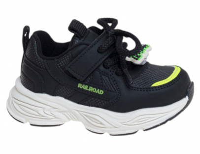 R268592715BK Чёр 22-2,23-2,24-2,25-2,26-2 Сказка П/ботинки Актив.отдых Кроссовки Иск.мат, Текстиль В/О Муж