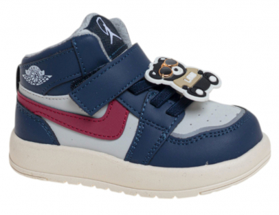 R306992657DB Т.син 22-2,23-2,24-2,25-2,26-2 Сказка Ботинки Актив.отдых Кроссовки Иск.мат, Байка/Флис В/О Муж