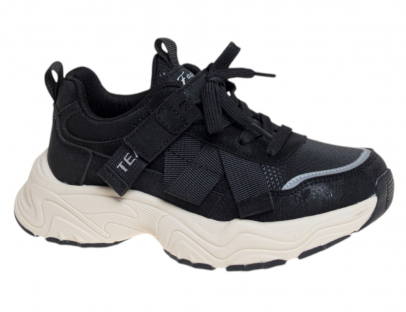 R580794832BK Чёр Сказка П/ботинки Актив.отдых Кроссовки Иск.мат, Текстиль В/О жен