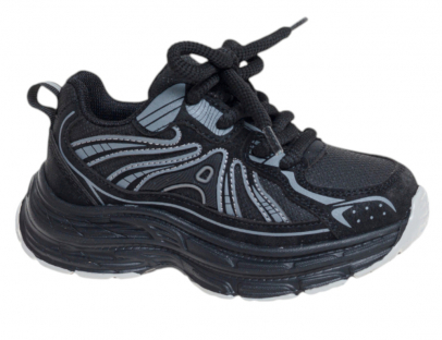 R931393386BK Чёр 27-1,28-1,29-2,30-1,31-2,32-1 Сказка П/ботинки Актив.отдых Кроссовки Иск.мат, Текстиль В/О Муж