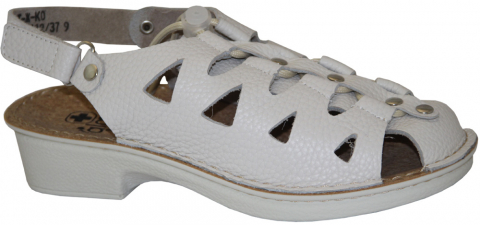 011Т-Ж-К0 (6413-020200) (112) Кремовый 37-2,38-2,39-2,40-2,41-2 Almi Туфли Повсед Сандалеты Нат.кожа, Без подклада, ПУ Лето жен