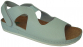 670104-09904 (107) Ментоловый 36-1,37-1,38-2,39-2,40-2,41-1,42-1 Almi Туфли Повсед Сандалии Нат.кожа, Без подклада, ПУ Лето жен