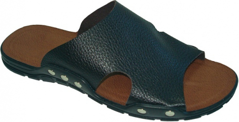 89002-09900 (20) т.коричневый 40-1,41-1,42-2,43-2,44-1,45-1 Almi Туфли Повсед Шлепанцы/Пантолеты Нат.кожа, Без подклада, ПУ Лето Муж