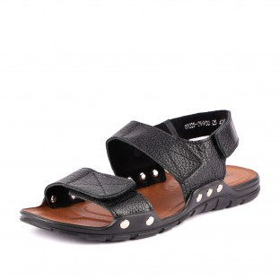 89005-09900 (05) Чёр 40-1,41-1,42-2,43-2,44-1,45-1 Almi Туфли Повсед Сандалии Нат.кожа, Без подклада, ПУ Лето Муж