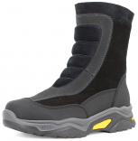 м 6-1286 Ш Чёр 35-1,36-2,37-3 Лель П/сапоги Повсед Веллингтон Нат.кожа, Нат.шерсть, ТЭП Зима Муж