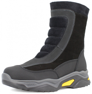 м 7-1286 Ш Чёр 38-2,39-2,40-2 Лель П/сапоги Повсед Веллингтон Нат.кожа, Нат.шерсть, ТЭП Зима Муж