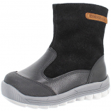 м 3-2036 Чёр 23-1,24-1,25-2,26-2 Лель П/сапоги Повсед Веллингтон Нат.кожа, Нат.мех, ТЭП Зима Муж