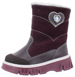 м 3-2105 черничный 23-1,24-1,25-2,26-2 Лель П/сапоги Повсед Веллингтон Нат.кожа, Нат.мех, ТЭП Зима жен