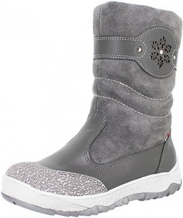 м 4-1333 Сер 33-2,34-2,35-2 Лель П/сапоги Повсед Веллингтон Нат.кожа, Нат.мех, ТЭП Зима жен