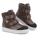 м 3-1532 т.серый 30-2,31-2,32-2 Лель Ботинки Повсед Оксфорд Нат.кожа, Нат.мех, ТЭП Зима жен