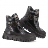 м 3-2230 Чёр 27-1,28-1,29-1,30-1,31-1,32-1 Лель Ботинки Повсед Веллингтон Нат.кожа, Нат.мех, ТЭП Зима Муж