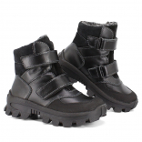 м 3-2258 Чёр 27-1,28-1,29-1,30-1,31-1,32-1 Лель Ботинки Повсед Оксфорд Нат.кожа, Нат.мех, ТЭП Зима Муж