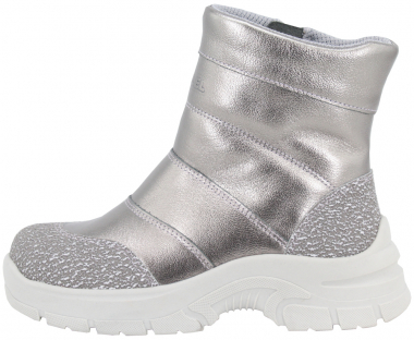 м 3-2129 Сереб 29-1,30-1,31-1,32-1 Лель П/сапоги Повсед Веллингтон Нат.кожа, Нат.мех, ТЭП Зима жен