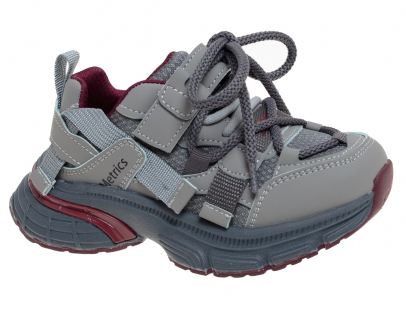 R096693362DGR Т.сер 27-1,28-1,29-2,30-1,31-1,32-2 Сказка П/ботинки Актив.отдых Кроссовки Иск.мат, Текстиль В/О Муж