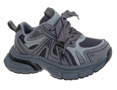 R096693363DGR Т.сер 27-1,28-1,29-2,30-1,31-1,32-2 Сказка П/ботинки Актив.отдых Кроссовки Иск.мат, Текстиль В/О Муж