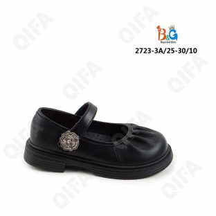RC51_2723-3A Чёр 25-1,26-2,27-2,28-2,29-2,30-1 Boys and Girls Туфли Школа Mary Jane Иск.мат, Иск.кожа, ТПР (TPR-Термопластичная резина) Лето жен