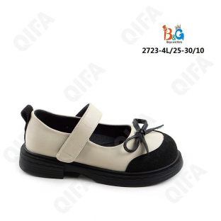 RC51_2723-4L Беж 25-1,26-2,27-2,28-2,29-2,30-1 Boys and Girls Туфли Празд Mary Jane Иск.мат, Иск.кожа, ТПР (TPR-Термопластичная резина) Лето жен