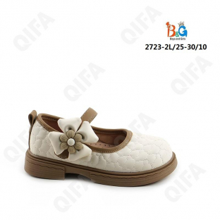 RC51_2723-2L Беж 25-1,26-2,27-2,28-2,29-2,30-1 Boys and Girls Туфли Празд Mary Jane Иск.мат, Иск.кожа, ТПР (TPR-Термопластичная резина) Лето жен