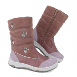 м 4-1278 лавандовый 33-2,34-2 Лель П/сапоги Повсед Веллингтон Нат.кожа, Нат.мех, ТЭП Зима жен