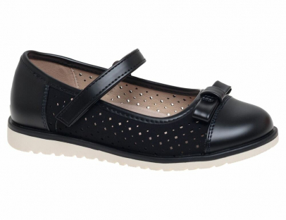 R555094707BK Чёр 29-2,30-2,31-2,32-2,33-2 Сказка Туфли Школа Mary Jane Иск.мат, Кожподклад Лето жен