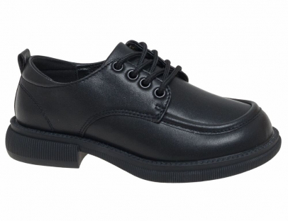 R962194721BK Чёр 29-2,30-2,31-2,32-2,33-2 Сказка П/ботинки Школа Дерби Иск.мат, Кожподклад В/О жен