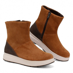 м 5-2027 Песочный 38-2,39-2,40-2 Лель Ботинки Повсед Веллингтон Нат.кожа, Нат.шерсть, ТЭП Зима жен