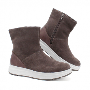 м 5-2027 Сер 38-2,39-2,40-2 Лель Ботинки Повсед Веллингтон Нат.кожа, Нат.шерсть, ТЭП Зима жен