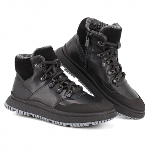 м 7-2260 Чёр 38-2,39-2,40-2 Лель Ботинки Повсед Оксфорд Нат.кожа, Нат.мех, ТЭП Зима Муж