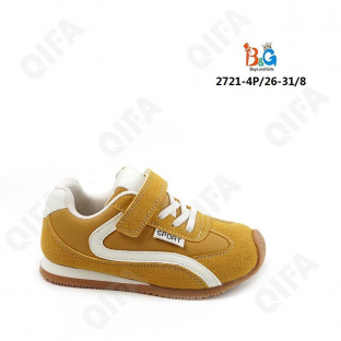 RC51_W2721-2P Жёл 26-1,27-1,28-2,29-2,30-1,31-1 Boys and Girls П/ботинки Актив.отдых Кроссовки Иск.мат, Текстиль, ТПР (TPR-Термопластичная резина) В/О