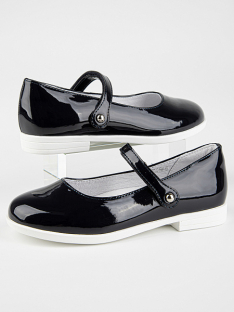 22586п-2 Син 28-1,29-1,30-1,31-1,32-1 Kapika Туфли Школа Mary Jane Иск.мат, Кожподклад, Резина Лето жен