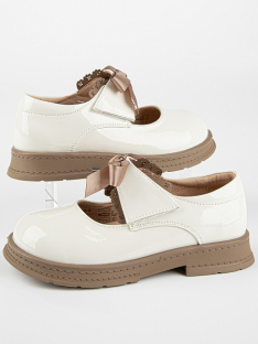 22925п-2 Беж 28-1,29-1,30-1,31-1,32-1 Kapika Туфли Празд Mary Jane Иск.мат, Кожподклад, Резина Лето жен