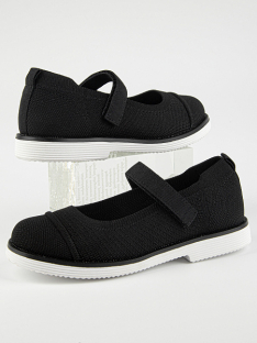 231176-1 Чёр 30-1,31-1,32-1,33-1,34-1,35-1,36-1,37-1 Kapika Туфли Школа Mary Jane Текстиль, Текстиль, ЭВА Лето жен