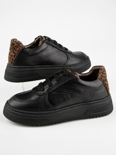 231197т-1 черный-коричневый 33-1,34-1,35-1,36-1,37-1 Kapika П/ботинки Актив.отдых Кроссовки Нат.кожа, Кожподклад, ТЭП (термоэластопласт) В/О жен