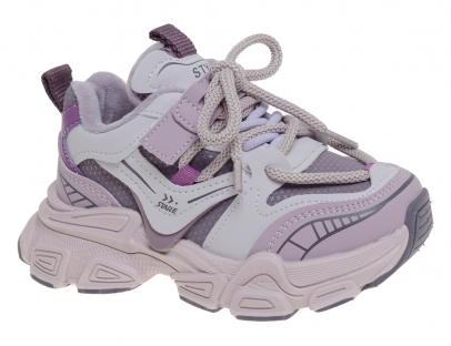 R022595589PE Фиол 27-1,28-1,29-2,30-1,31-1,32-2 Сказка П/ботинки Актив.отдых Кроссовки Иск.мат, Текстиль В/О жен