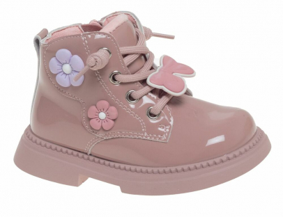 R168995033P Роз 22-2,23-2,24-2,25-2,26-2 Сказка Ботинки Повсед Дерби Иск.мат, Байка/Флис В/О жен