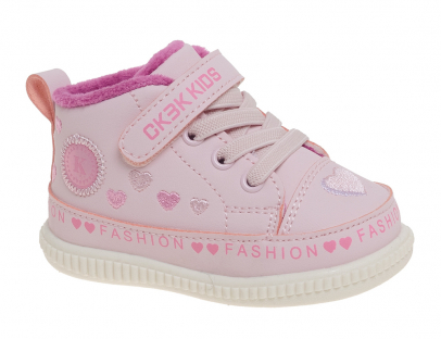 R986095100P Роз 17-2,18-2,19-2,20-2,21-2 Сказка Ботинки Актив.отдых Кроссовки Иск.мат, Байка/Флис В/О жен