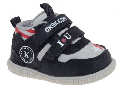 R986095102BK Чёр 17-2,18-2,19-2,20-2,21-2 Сказка Ботинки Актив.отдых Кроссовки Иск.мат, Байка/Флис В/О Муж