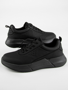 24992-1 Чёр 38-1,39-1,40-1,41-1,42-1,43-1 Kapika П/ботинки Актив.отдых Кроссовки Нат.кожа, Текстиль, ЭВА В/О Муж