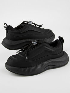 731059-4 Чёр 32-1,33-1,34-1,35-1,36-1,37-1 Kapika П/ботинки Актив.отдых Кроссовки Иск.мат, Текстиль, ЭВА В/О жен