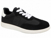 43-0204C Чёр 35-2,36-2,37-2,38-2,39-2 Indigo kids П/ботинки Актив.отдых Кроссовки Иск.мат, Текстиль, Резина В/О Муж